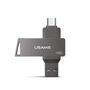 Флешка USAMS type-C OTG USB3.0 rotatable high speed flash drive 64GB US-ZB200