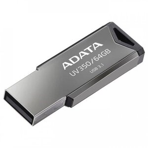 Флешка USB 3.1 ADATA UV 350 64 gb срібляста