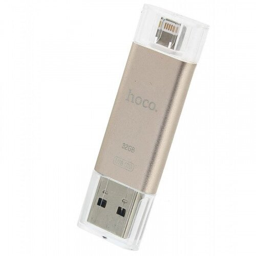 Флешка USB/lightning MFI Hoco UD2 32GB від компанії da1 - фото 1