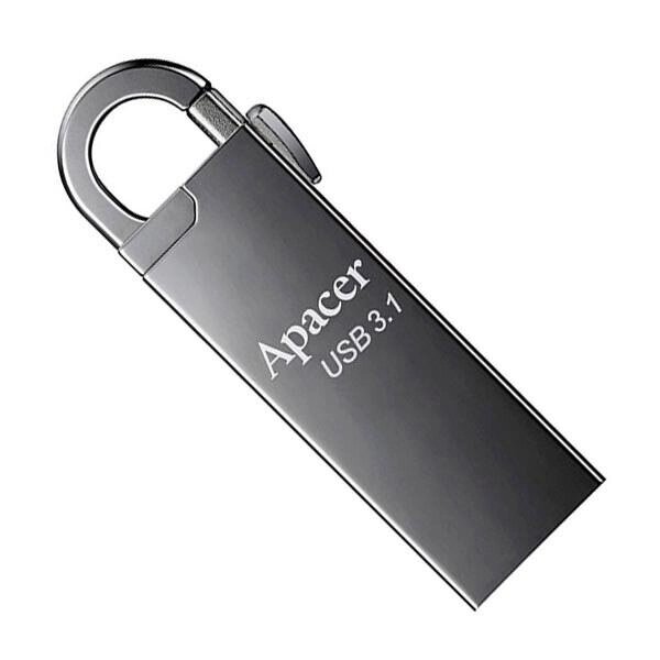 Флешка з карабіном Apacer AH15A 32 GB USB 3.1 металева від компанії da1 - фото 1