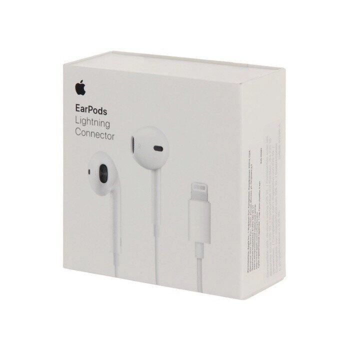 Гарнітура Original Apple EarPods lightning навушники оригінальні (MMTN2AM/A) від компанії da1 - фото 1