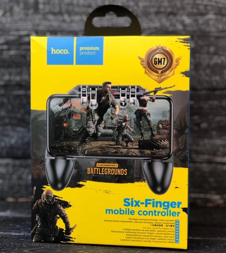 Геймпад для смартфона HOCO GM7 Eagle Six finger Game controller ігровий контролер від компанії da1 - фото 1