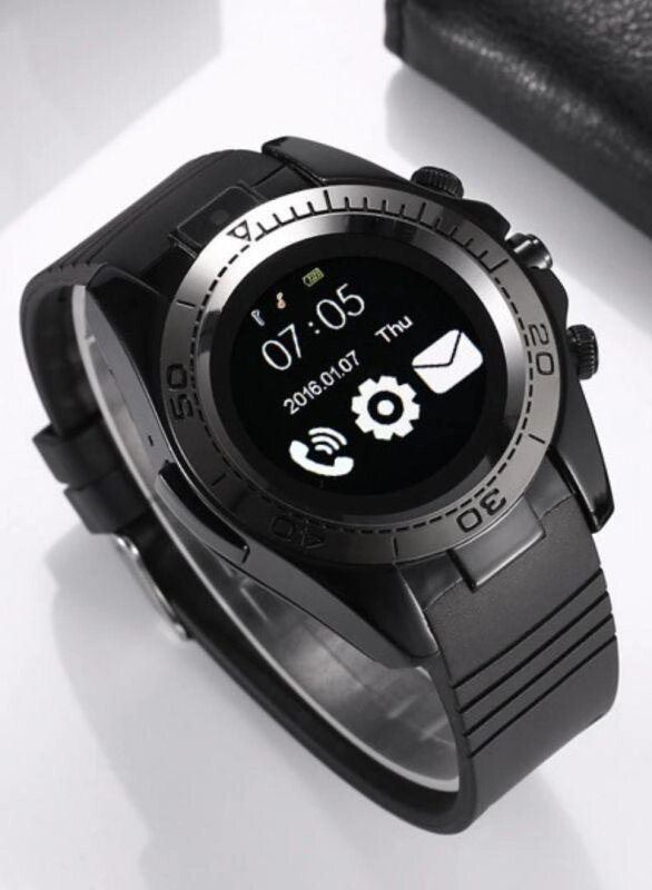 Годинник Smart Watch SW007 (Sim карти, Micro SD, секундомер, антивор, мікрофон G-sensor, bluetooh) black від компанії da1 - фото 1