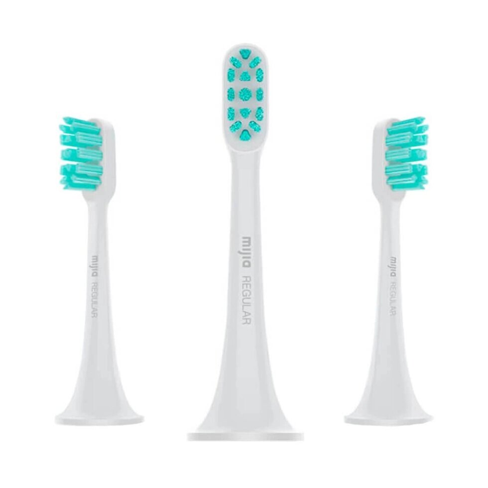 Головки насадки Mijia Sound Wave Toothbrush Heads 3 in 1 Kit (NUN4001CN / NUN4010GL) regular від компанії da1 - фото 1