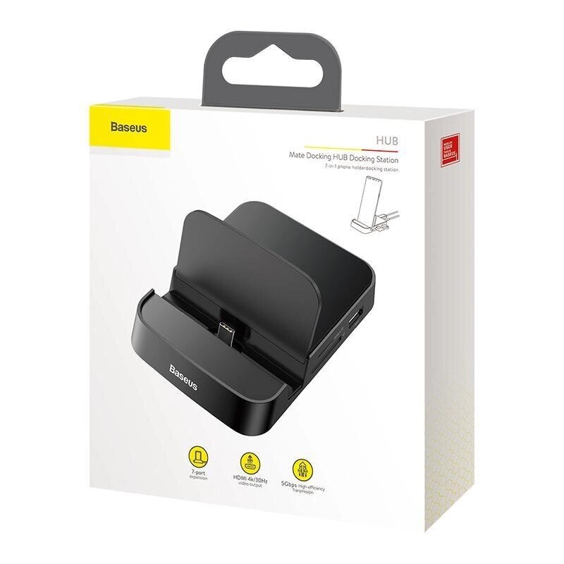 Хаб док-станція кардридер тайп-С Type-C Docking Station Usb CAHUB-AT01 від компанії da1 - фото 1