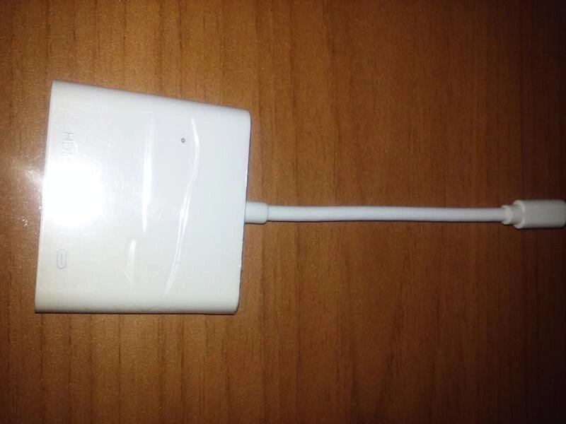 HDMI адаптер конвертер для Iphone 6 7 8 X Lightning перехідник від компанії da1 - фото 1