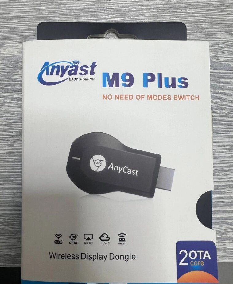 HDMI бездротовий приймач Wi-Fi AnyCAST M9 plus від компанії da1 - фото 1