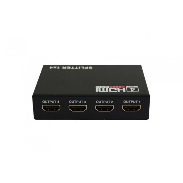 Hdmi сплітер розгалужувач на 4 порти v1.4 1080p 3D від компанії da1 - фото 1