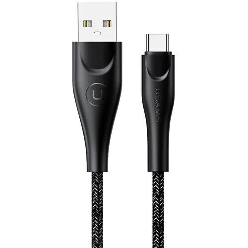 Кабель 2 метри нейлонове обплетення USAMS U41 USB — Type-C 2m від компанії da1 - фото 1