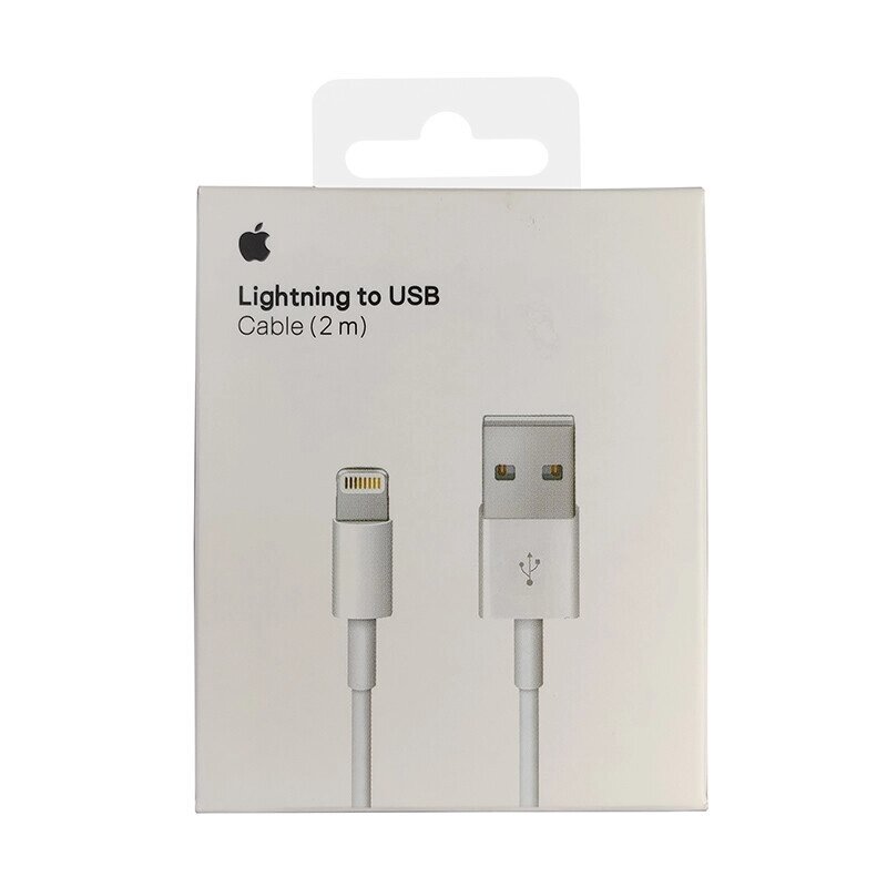 Кабель Apple Lightning 2m оригінал (MD819ZM/A) зарядний і дата шнур 2 метри від компанії da1 - фото 1