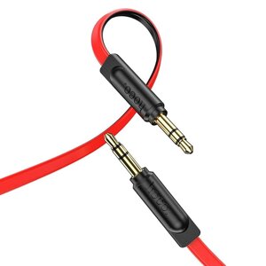 Кабель аудіо HOCO UPA16 AUX audio cable 2 метри червоний