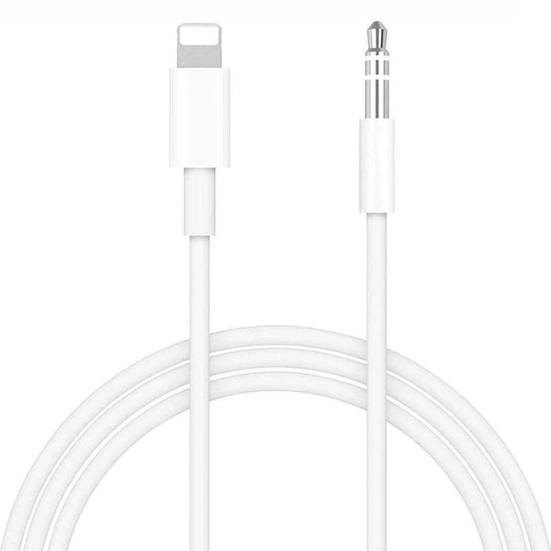 Кабель AUX Apple Lightning Audio MH021 аудіоадаптер на 3.5 мм від компанії da1 - фото 1