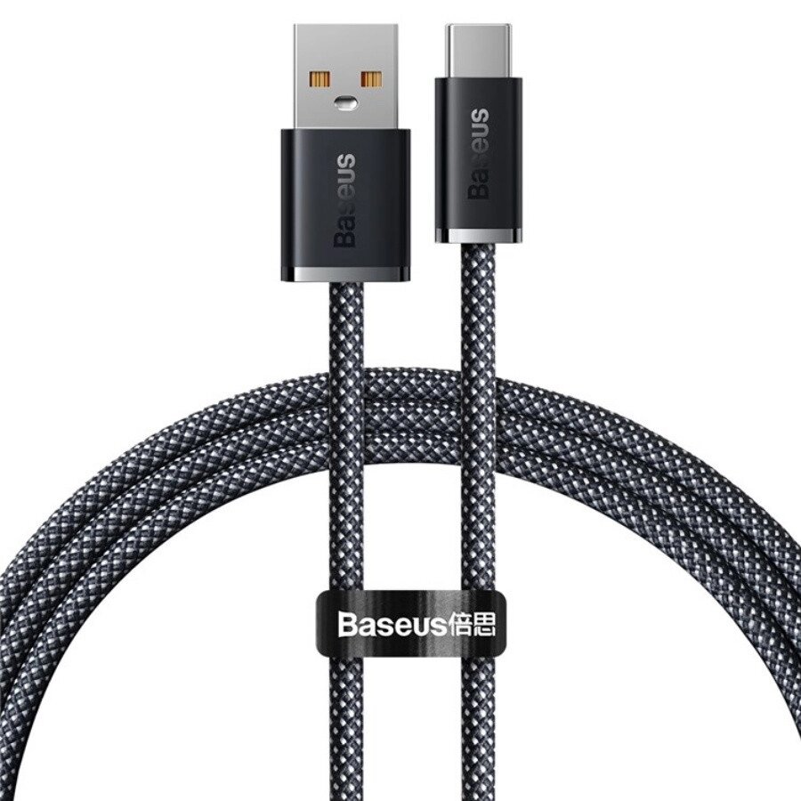 Кабель Baseus Dynamic Series USB — Type-C 100W CALD000616 1 метр сірий від компанії da1 - фото 1