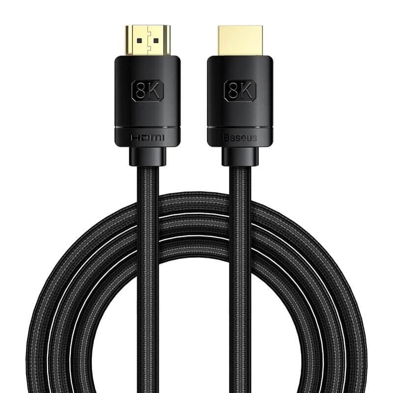 Кабель BASEUS HDMI 2.1 8k Adapter Cable 2m (CAKGQ-K01) від компанії da1 - фото 1