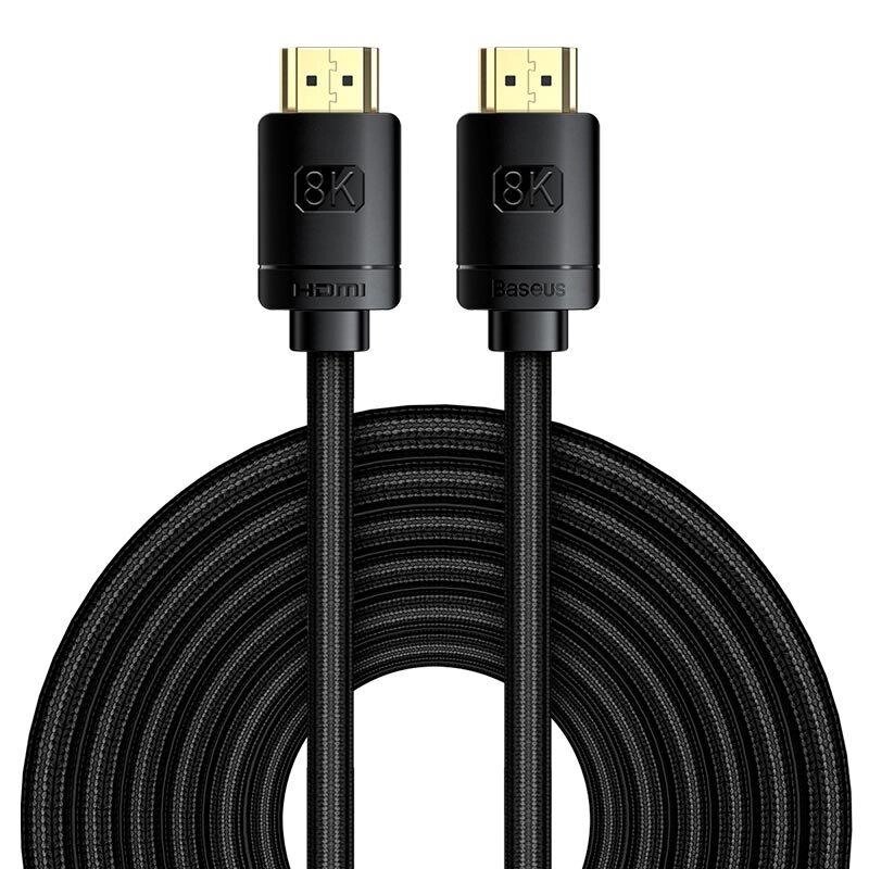 Кабель Baseus HDMI 8k to HDMI 8k Adapter Cable High Definition Series 8 метрів від компанії da1 - фото 1