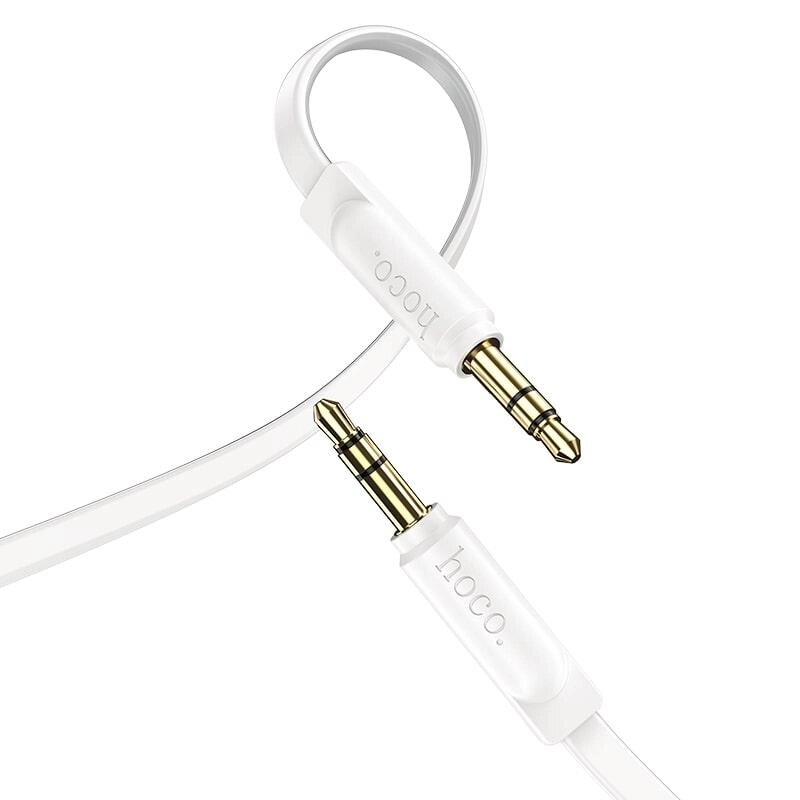 Кабель HOCO AUX audio cable UPA16 1 метр білий від компанії da1 - фото 1