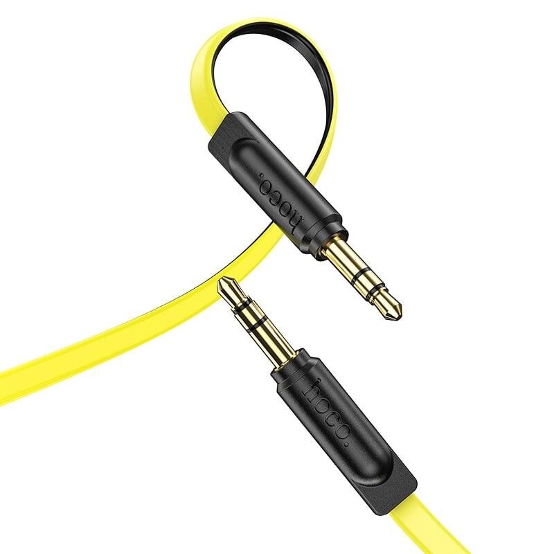 Кабель HOCO AUX audio cable UPA16 1 метр жовтий від компанії da1 - фото 1