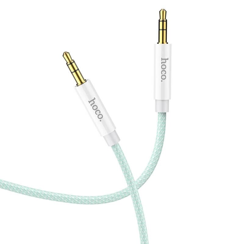 Кабель HOCO AUX audio cable UPA19 1 метр білий від компанії da1 - фото 1