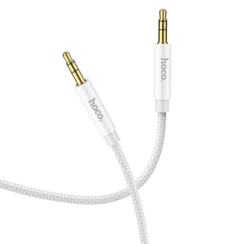 Кабель HOCO AUX audio cable UPA19 2 метри білий від компанії da1 - фото 1