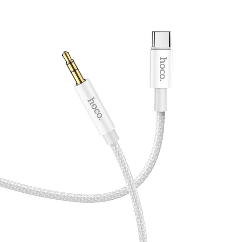 Кабель HOCO AUX to Type-C digital audio conversion cable UPA19 білий 1 метр від компанії da1 - фото 1