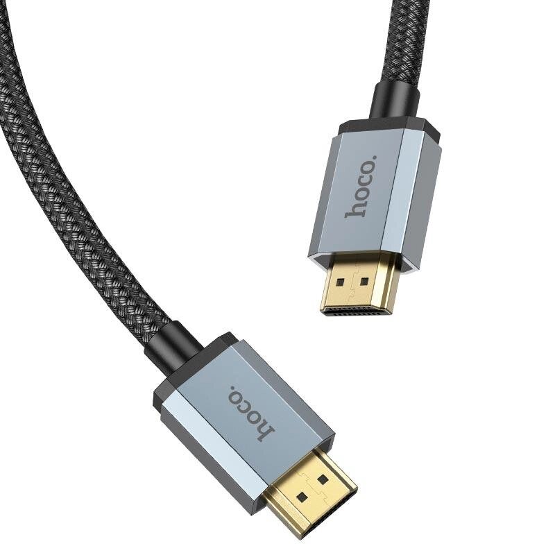 Кабель HOCO HDTV 2.1 Male to Male 8K ultra HD data cable US03 (L=1M) від компанії da1 - фото 1