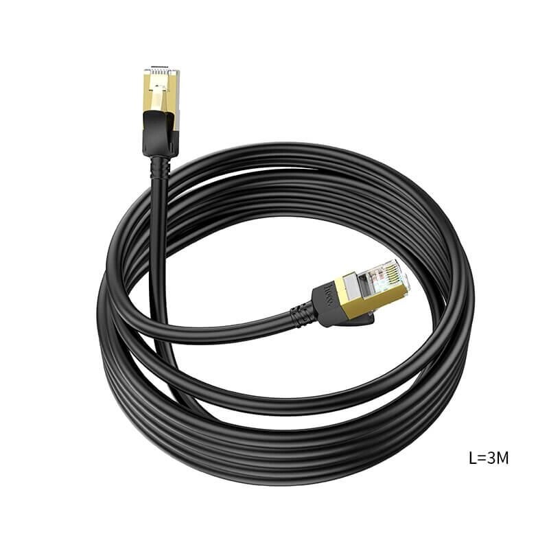 Кабель HOCO LAN RJ45 Level pure copper gigabit ethernet cable US02 |3m| від компанії da1 - фото 1