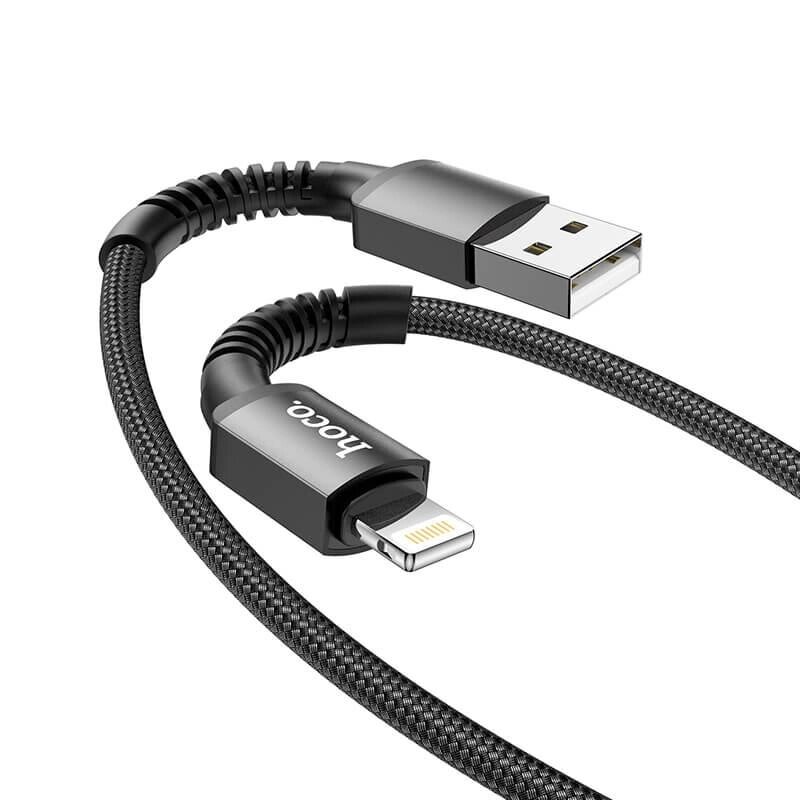 Кабель HOCO Lightning Especial charging data cable for X71 |1m, 2.4A| від компанії da1 - фото 1