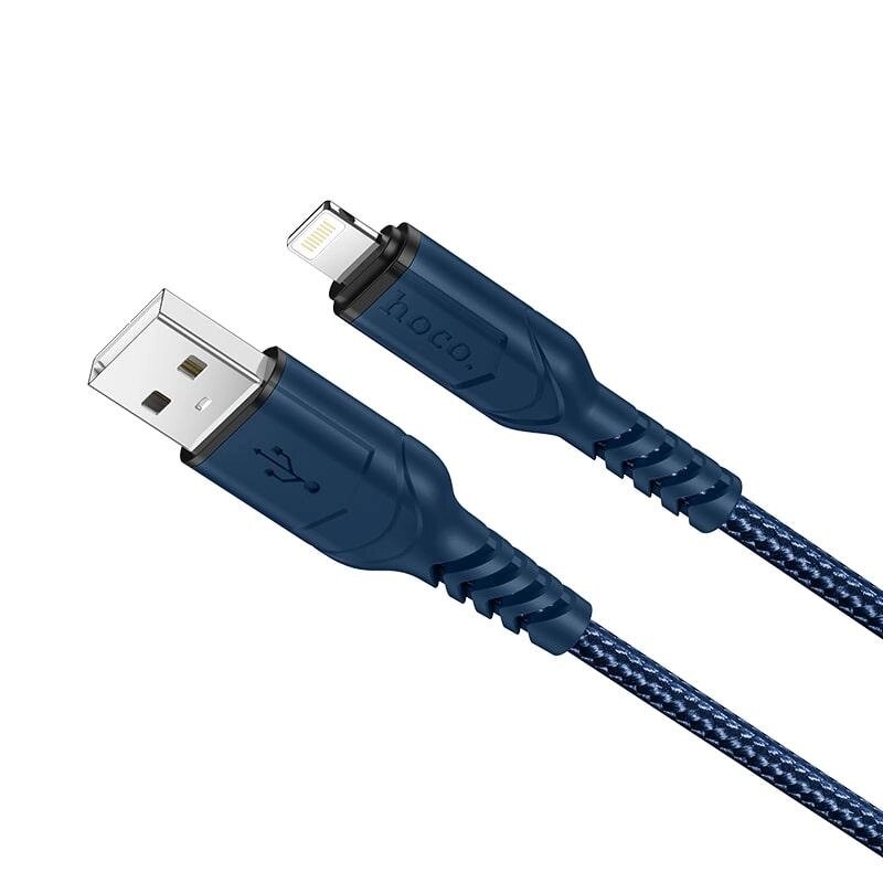 Кабель HOCO Lightning Victory charging data cable X59 |1m, 2.4A| від компанії da1 - фото 1