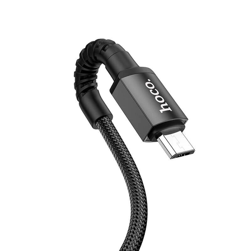 Кабель HOCO Micro USB Especial charging data cable for X71 1m, 2.4A від компанії da1 - фото 1