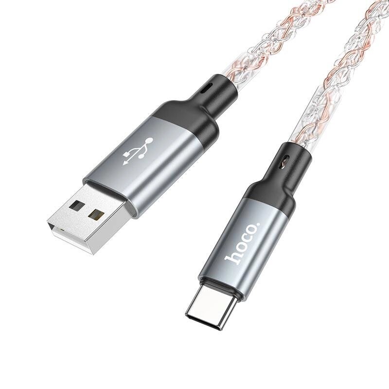 Кабель HOCO Type-C Shine charging data cable U112 |1m, 3A| від компанії da1 - фото 1