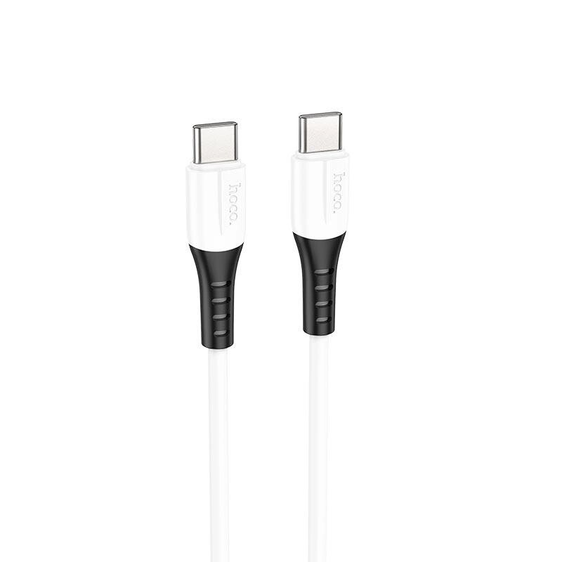 Кабель HOCO Type-C to Type-C silicone charging data cable X82 |1m, 60W/3A| від компанії da1 - фото 1