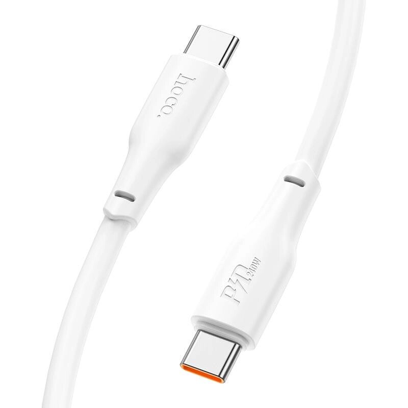 Кабель HOCO X93 240W USB-C — USB-C 2 метри білий від компанії da1 - фото 1