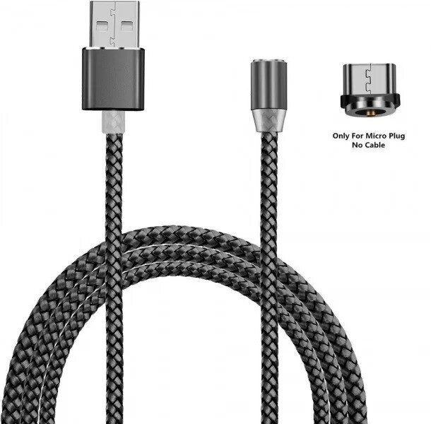 Кабель магнітний X-Cable Magnetic-360 For Lightning чорний від компанії da1 - фото 1