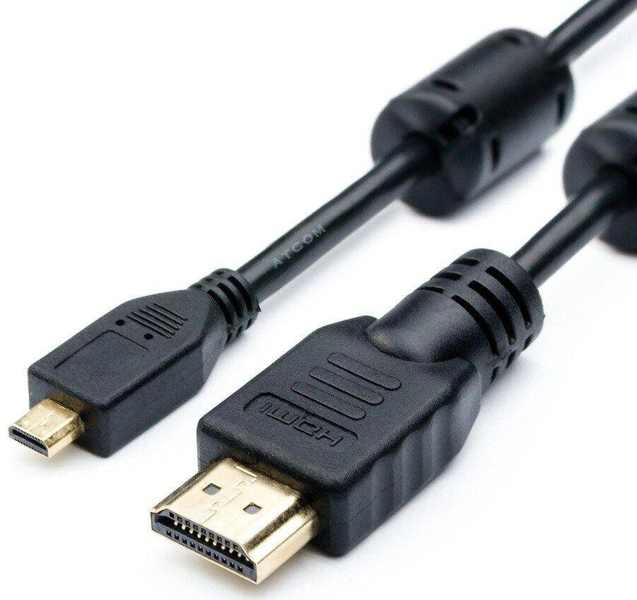 Кабель micro-Hdmi тип Д - Hdmi тип A від компанії da1 - фото 1