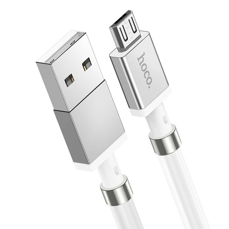 Кабель Micro-USB магнітний HOCO U91 Magic Magnetic швидкісний 2.4A 1m від компанії da1 - фото 1