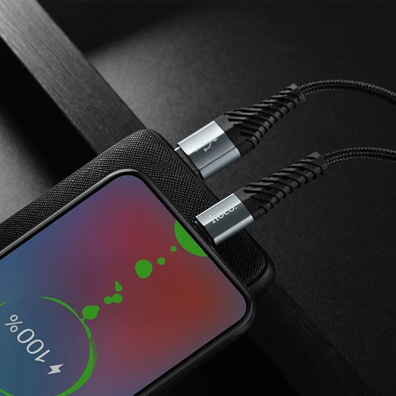 Кабель Micro-USB суперміцний HOCO X38 Cool Charging Data Cable 1m від компанії da1 - фото 1