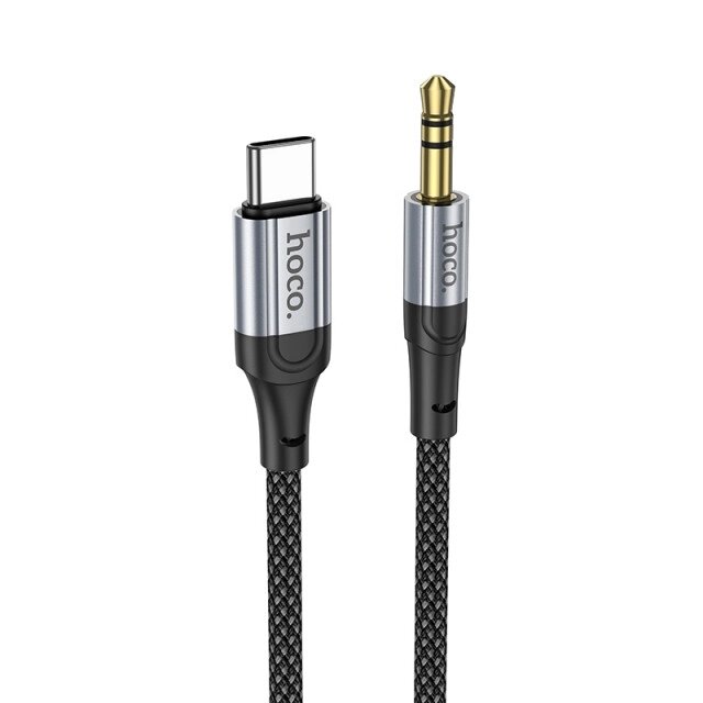 Кабель перехідник спідн-с — 3.5 — Hoco UPA26 Fresh digital audio conversion cable Type-C від компанії da1 - фото 1