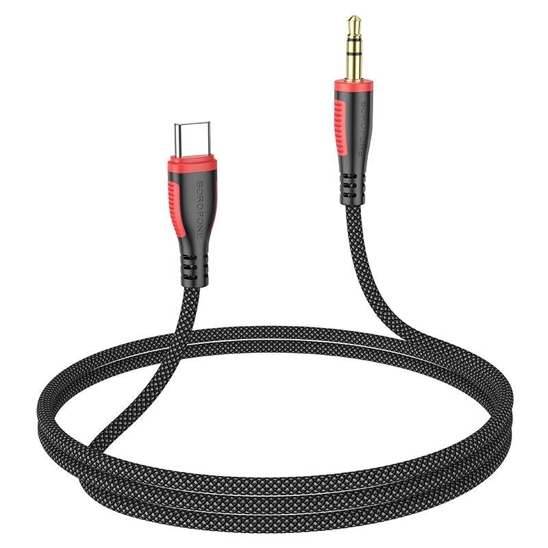 Кабель с липучкой 1.5m 2 RCA - 2 RCA BOROFONE BL13 Double Lotus audio від компанії da1 - фото 1