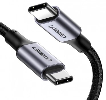 Кабель UGREEN US316 USB-C Cable Aluminum Case with Braided 1m (UGR-70427) чорний від компанії da1 - фото 1