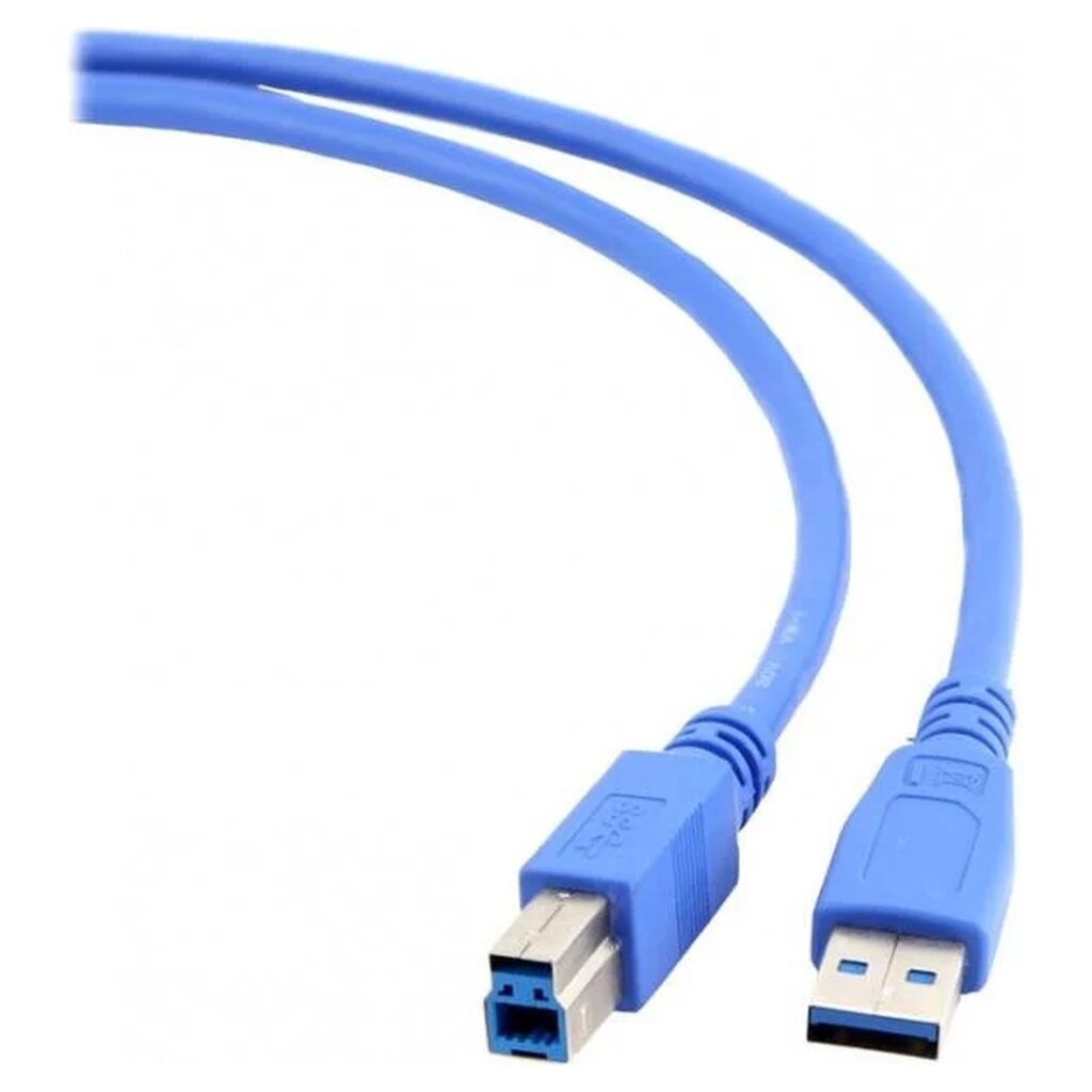 Кабель Usb 3.0 AM/BM, пакет, довжина 1,8 метра синій від компанії da1 - фото 1