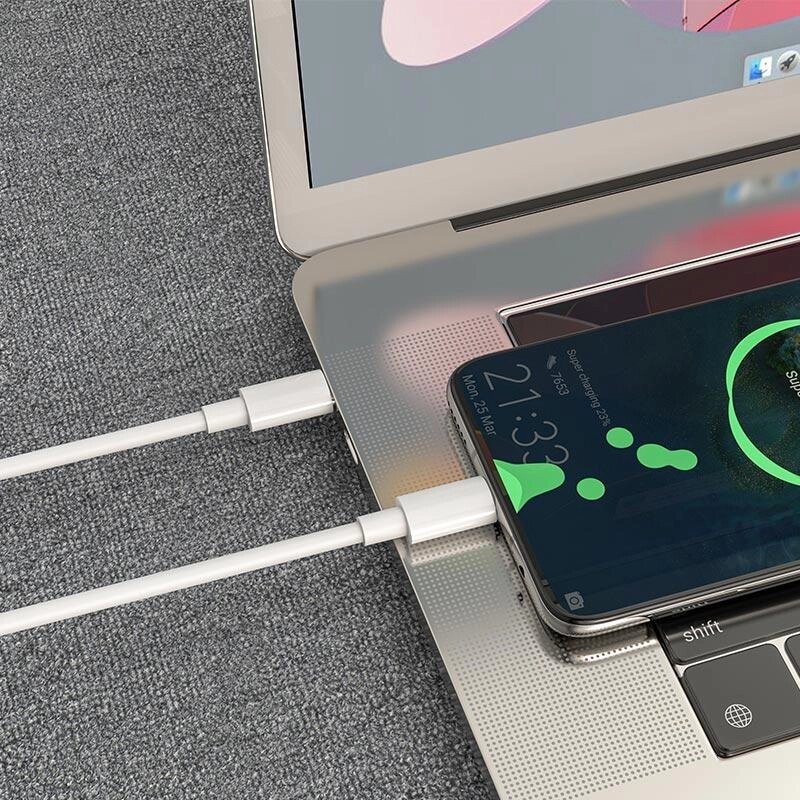 Кабель USB-C на USB-C BX44 High-energy 100W швидкісний 2 метри від компанії da1 - фото 1