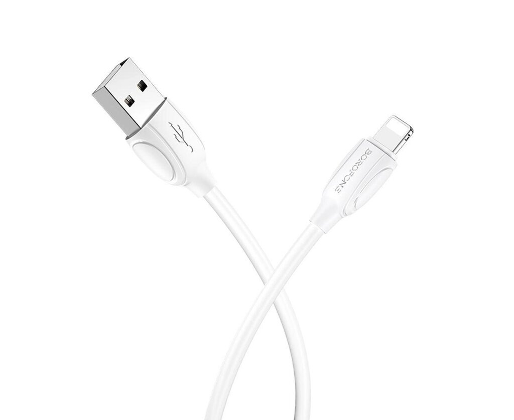 Кабель Usb — Lightning — Borofone BX19 2.4A 1m для iPhone iPad 6931474701763 від компанії da1 - фото 1