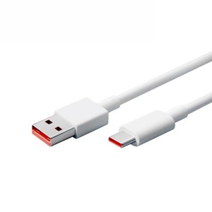 Кабель WUW X168 USB — Type-C 5 ампер швидкого заряджання 1 метр білий