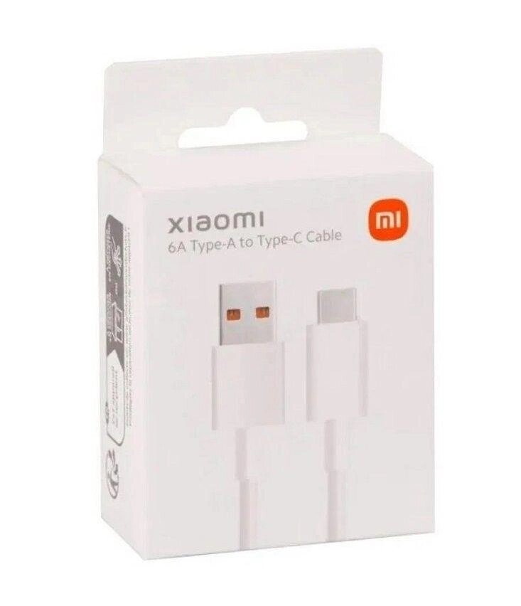 Кабель Xiaomi USB — Type-C 120W 6A (BHR6032GL) білий від компанії da1 - фото 1