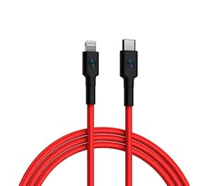 Кабель zmi AL872 USB-C - lighting red 0.3m