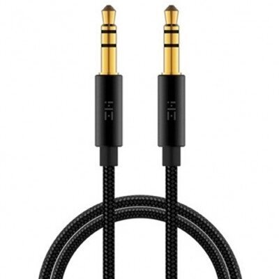 Кабель ZMI AUX Audio braided cable 1m чорний (AL103) від компанії da1 - фото 1