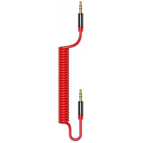 Кабелі Usams Spring Audio Cable 1.2m червоний від компанії da1 - фото 1