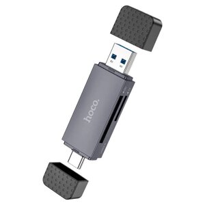 Кардридер Hoco HB45 Spirit 2-in-1 — Type-C і USB 3.0 два інтерфейси