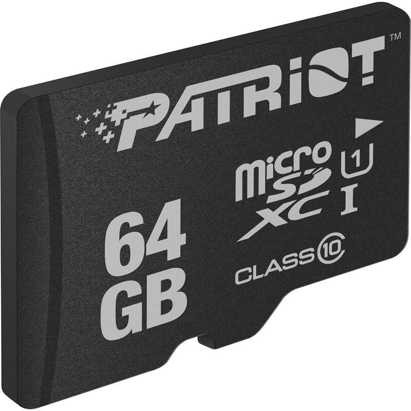 Карта пам'яті Patriot microSDXC LX Series 64GB Class 10 Без адаптера від компанії da1 - фото 1