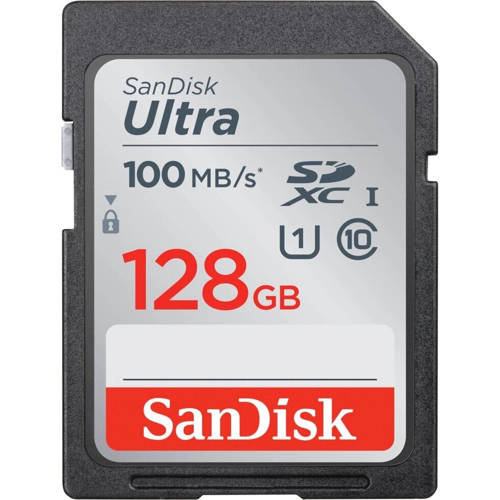 Карта пам'яті SanDisk microSDXC Ultra 128GB Class 10 Без адаптера від компанії da1 - фото 1